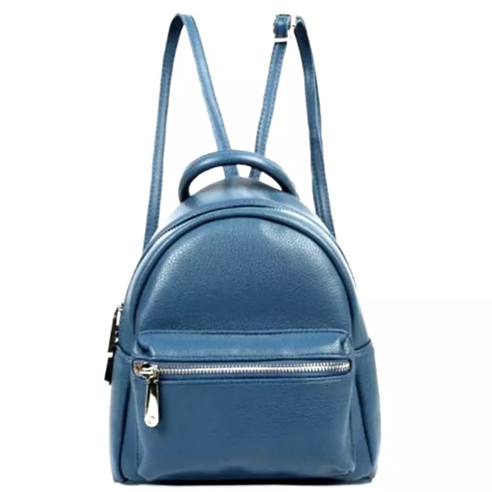 Deep blue small backpack crossbody purse new!